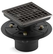 KOHLER 9136-TT Duschrinne, quadratisch, Fliesen-Design, Vibrant Titan