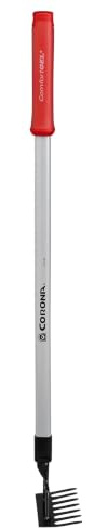 Corona Tools GT 3234 Reach 7-Tine Extended Rake, Silver,RED,Black