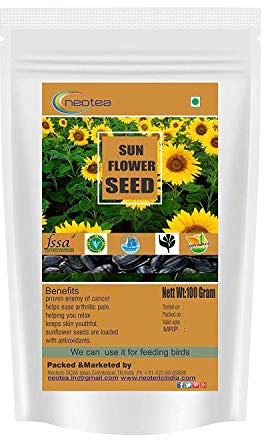 Neotea Raw Sunflower Seeds Jumbo Raw Sunflower Seeds for Eating Raw Sunflower Seeds for Eating Healthy Snacks High in Fibre Protein