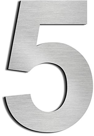 nanlyiau house numbers door numbers stainless steel number float 12in5 | height 30.5cm door mailbox Street outside made of solid Stainless Steel SUS304 Corrosion resistance