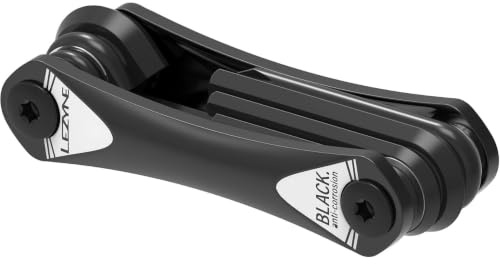 LEZYNE RAP II Bicycle Multi-Tool 8 in 1, Anti-Corrosion Bits, Hex 2.5/3/4/5/6mm, T10/T25, Phillips Head, Compact Bike Tool