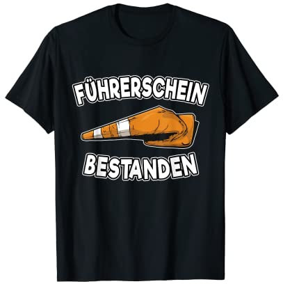Motorrad Zweirad Führerschein Bestanden Auto Geschenk Lustig T-Shirt