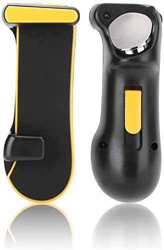 Manette de jeu de tir en continu pour tablette PC, équipement de fonctionnement à quatre doigts à protection complète, manette de commande télescopique pour système Android / système IOS(jaune)