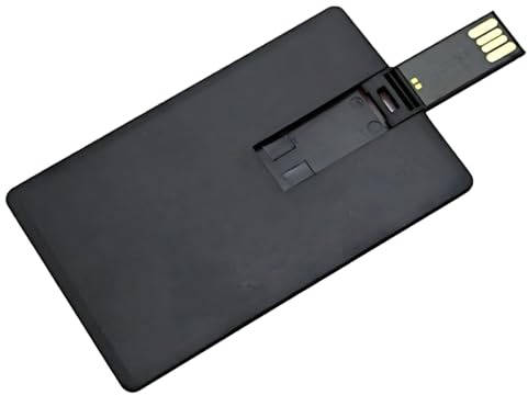 Ellenne - Memoria USB 3.0 con tarjeta de crédito y cajero automático de 32 GB, color negro, A10