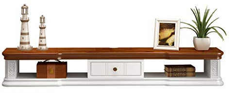 KAYEF Porta TV sospeso, Mobile, Mobile TV a Parete, mensola sospesa, mensola a Muro, Sfondo TV, mensola a Muro, libreria, Console TV