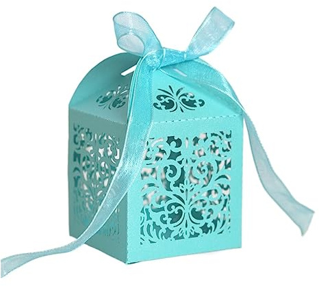Kleine Boxen für Geschenke, Süßigkeiten-Boxen, 10 Stück Pralinenschachtel, Geschenkbox, Verpackung, Geburtstagszubehör, Boxen (Größe: 10 Stück – 5 x 5 x 8 cm)