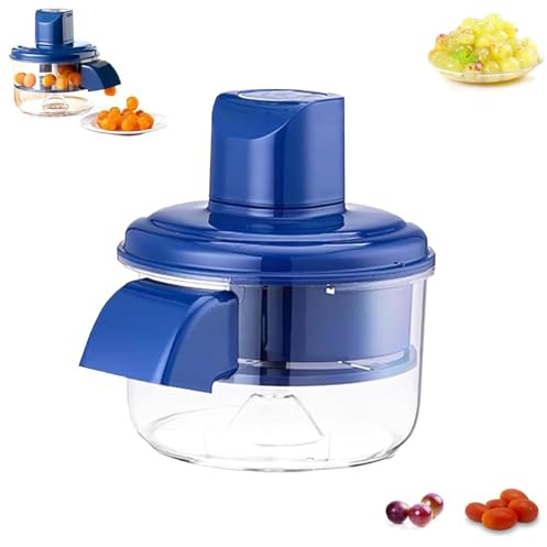 2025 New Electric Grape Peeling Machine, Rechargeable Home Kitchen Aid Peeler, Automatic Small Commercial Smart Fruit Machine for Grapes, Cherry, Small Fruit Tomato, Plum, Loquat, Garlic (1Pcs)