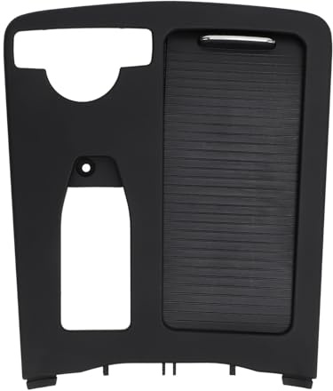 LiebeWH Cubierta de Persiana Enrollable para Portavasos Material ABS para Mercedes Clase C W204 Clase E W212 2007-2014, Cubierta Protectora para Portavasos de Fácil Instalación Mejora el Estilo