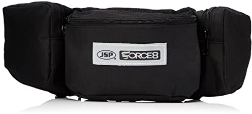 JSP Force 8 Belt Bag for carrying and storing a Force 8 Half Mask and PressToCheck Filters, Black, One Size (BPT170-011-000)
