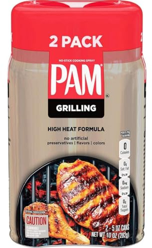 Pam No Stick Grilling Spray, 5 Ounce (Pack of 2)