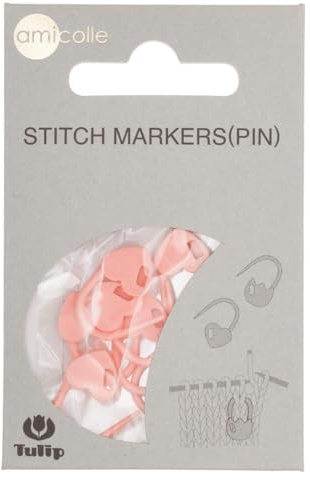 Tulip AC-029E Stitch Markers, Pink, One Size