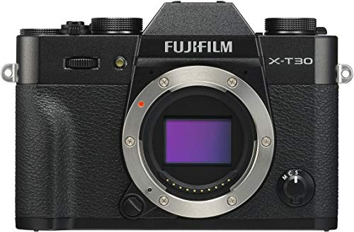 FUJIFILM X-T30 - Fotocamera mirrorless con kit XC 15-45mm F3.5-5.6 OIS PZ + XC 50-230mm F4.5-6.7 OIS II, nero