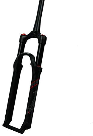 HIOD MTB Forcelle da Bicicletta Bici Forchetta Mountain Bike Aria Pompa D'urto Sospensione Controllo della Spalla Forchetta Nero,A,27.5