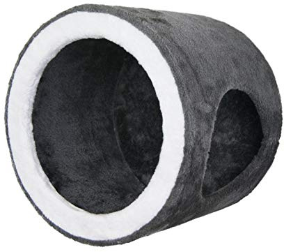 Lycce Wandhöhle für Katzen Kletterwand grau/weiß Ø 34cm x 28 cm