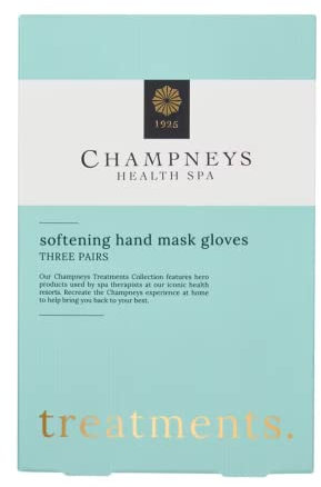 Champneys Hand Softening Hand Mask Gloves Three Pairs 3 x 12ml
