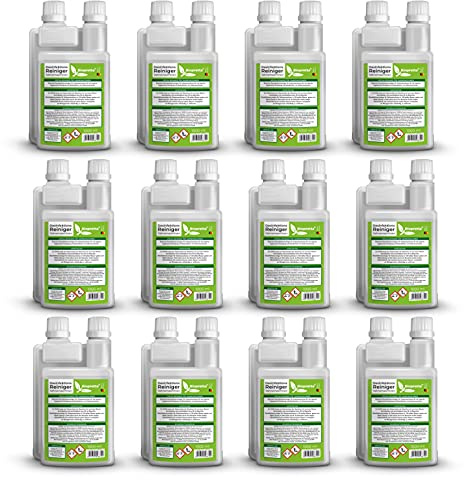 Biopretta Desinfektionsreiniger für Sahnemaschinen 12 x 1000ml auch für Milchsystemen bei Kaffeevollautomaten