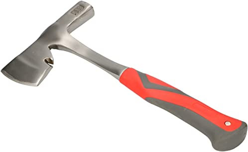 KOTARBAU® Gipserbeil mit Nagelzieher 1000g Geschmiedet Stahl Robuster Ergonomischer Vibrationsdämpfung Gummigriff