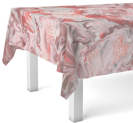 Martina Home Wachstuchtischdecke Genil, 100 x 140 cm, Rot