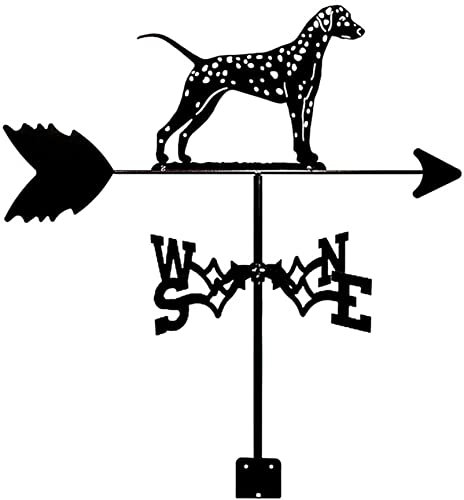 Girouette Camion âne Dalmatien Cigogne girouette avec indicateur de Direction du Vent Support en métal extérieur girouette Jardin Patio Cour décoration