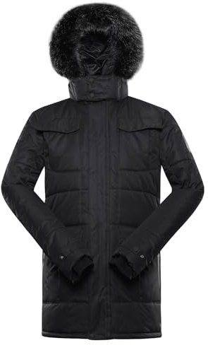 ALPINE PRO EGYP Herren Winterjacke, Outdoor Jacke, Leicht Wanderjacke, Skijacke, Sportjacke, Funktionsjacke, PUFFY Stil, Bergjacke, Winddichte, Wasserdichte und Atmungsaktive Jacke mit Warmfutter
