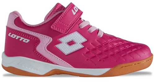 LOTTO Dasher K - Sneaker Unisex per Bambini, Taglia 34 EU, Colore: Rosa, Rosa - Pink Rose, 34 EU