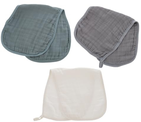 CIMAXIC Carrés De Mousseline De Coton À 6 Couches Pour Bébés Lingettes Douces Et Lavables En Machine Pour La Salive Des Nouveau-nés