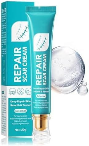 Crema Reparadora de Cicatrices para Hombres y Mujeres, Suavizado, Reafirmante y Difuminado de la Piel, Crema para Eliminar Cicatrices
