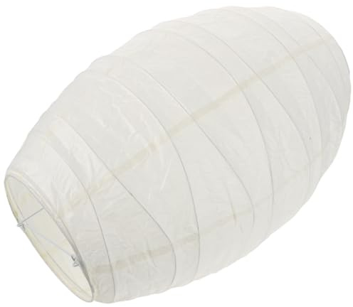 Ovale Faltbare Papierlaterne Lampenschirmabdeckung | Leicht, Elegant und Einfach Aufzuhängen, Papiergewebe mit Metallrahmen, für Home Decor und Schaufenster