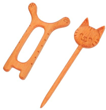 Holibanna Broche Décorative Pour Vêtements Épingle À Foulard Amusante Boucle À Foulard Clip Pour Pull Broche En Bois Pour Animal