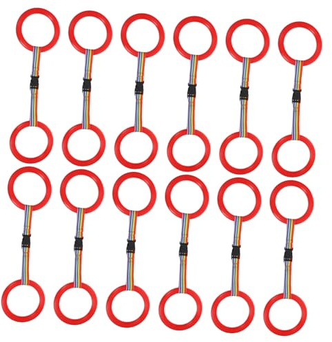 Toddmomy 24 Set Handkoppel För Småbarn Ungdomsarmband Handledsband Armbandsband Anti-Förlorade Koppelbälte Småbarnsrep För Promenader Småbarns Säkerhetskoppel Barnkoppel För Röd