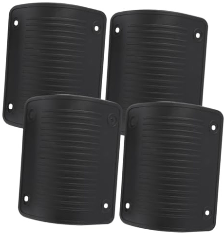 YARNOW Protège-Bord et Décorative 4 Pièces de Plastique Noir Bagage Protection d'angle Anti-Collision Accessoire de Voyage Pratique pour Valises et Boîtes à Tiroirs