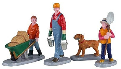 Lemax - Morning Chores 02922 Figur Weihnachtsdorf Winterdorf