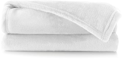 DecoKing Kuscheldecke 160x210 cm Elfenbein Decke Microfaser Tagesdecke Mic | Fleece weich sanft kuschelig Ivory