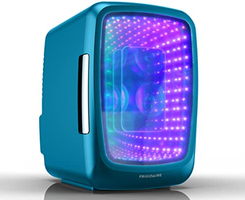 Frigidaire EFMIS179 Mini frigorifero per bevande illuminato, blu, confezione da 1