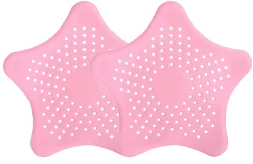 Filtro di scarico in silicone, 2 pezzi, universale, in silicone, per scarico della doccia, per bagno, bagno, cucina, lavandino