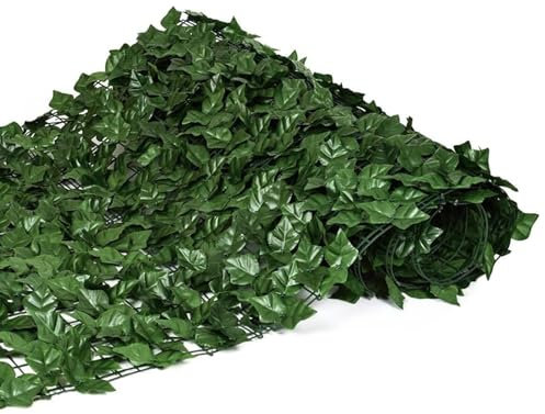 1 * 3m Artificial Ivy Leaf Hedge Roll,Artificial Ivy Fence Screening For Outdoor And Indoor Decoration,Privacy Fence Screening Green Wall Panels,Pattern#1