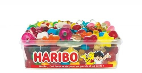 HARIBO - Happy Life - Assortiment De Bonbons Sans Colorants Artificiels - Boite 700 g