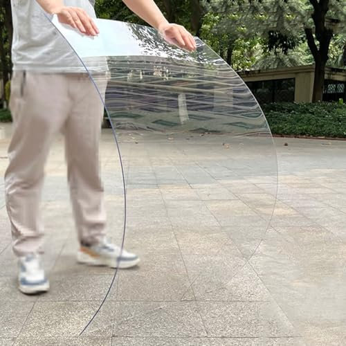 tow000ack Lámina de Techo Transparente,1,2mm Placas de Policarbonato,Paneles Tejados de Plastico Exterior,Impermeable,Cubierta de Reemplazo para Invernadero Jardin Terraza (0,8m x 1m)