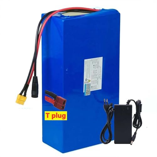 48V 20Ah Ebike Batería para200-2000 W Motor Gran Capacidad Bicicleta Eléctrica Bicicleta Batería de Litio (48V 20Ah 200-2000 W) T Plug,48V 20Ah