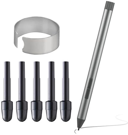 5 Pcs Original Replacement Tips Nibs for Lenovo Digital Pen 2/3 and HP Active Pen G2/G3/T4Z24AA/6SG43UT/6SG43AA/4KL69AA, Precise Control, Screen-friendly, Black