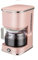 LaMcan Macchina da caffè per ufficio e casa, macchina da caffè completamente automatica, da chicco a tazza, macchina per espresso (rosa), regalo felice