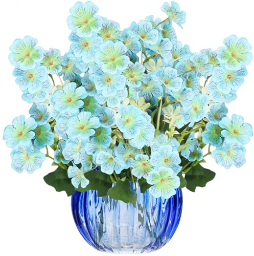 astylishome Ramo de flores artificiales para bodas, tumbas al aire libre, 40 cm de alto con tallos, arreglos florales falsos, decoración de ramo 0417