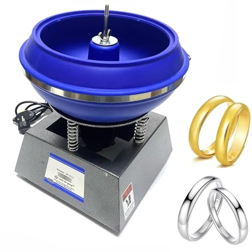 Electric Vibrating Polisher, Professional Rock Roller Kit, Strong Load Capacity Vibrating Roller Tumble Polisher - Polishing Small Metal Parts