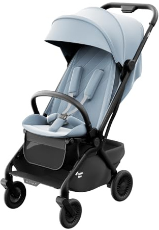 Avionaut Airby Buggy Kinderwagen, Cabin Size Handgepäck, Ultraleicht & Kompakt, Faltbarer Reisebuggy, Verstellbare Rückenlehne, Ideal für Reisen (Blue)