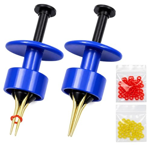 Dooaqiin Premium Pellet Bait Bander Tool Set with Elastic Bands for Carp Fishing | Hookable Bait Floss & Clips | Essential Coarse Fishing Accessories & Tackle Kit for Anglers