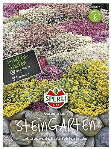 Sperli Steingarten-Staudenmischung 'Gartentraum' | mehrjährig | winterhart | Packung Samen