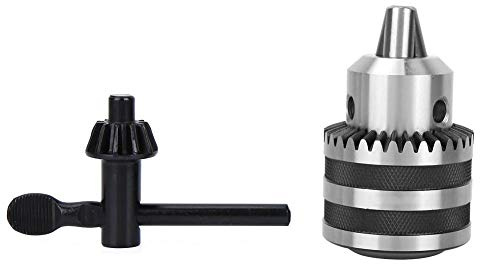 Drill Chuck Keys, 1/8- 5/8Electric Drill Chuck, 3-16mm Capacity Drill Chuck 1/2-20 UNF Mount with Key for Electric Drill and Bench Drill