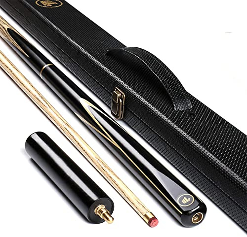 HIOD 57 tum 20 oz poolkö med 10 mm köspetsar engelsk handgjord snooker kö ingår eleganta lådor, förlängningshandtag