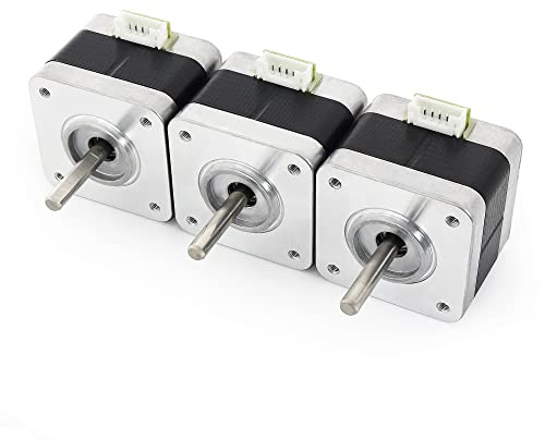 CPOWACE Nema17 Schrittmotor,42x42x34mm 0,95A 24N.cm 2 phase für 3D-Drucker | Stepper Motor,Nema17 Schrittmotor,Nema17 stepper motor,4-Draht Schrittmotor,Schrittmotor für 3D-Drucker