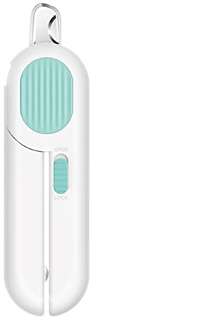 MiOYOOW Coupe Ongle pour Chat, Coupe Griffe pour Chien avec Lumière LED, Protection Anti-overclipping, pour pour Animaux de Moyenne et Petite Taille